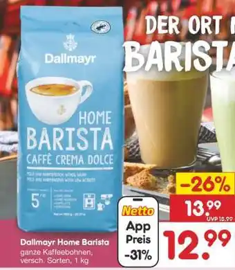 Netto Marken-Discount Dallmayr Home Barista Angebot