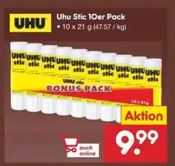 Netto Marken-Discount UHU stic 10er Pack Angebot