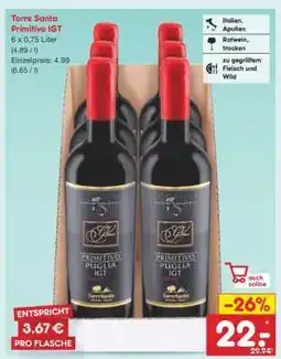 Netto Marken-Discount Torre Santa Primitivo IGT Angebot