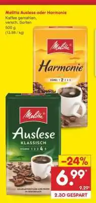 Netto Marken-Discount Melitta Auslese oder Harmonie Angebot