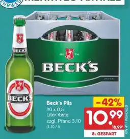 Netto Marken-Discount Beck's Pils Angebot