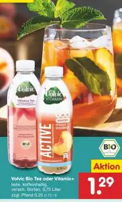Netto Marken-Discount Volvic Bio Tee oder Vitamin+ Angebot