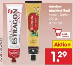Netto Marken-Discount Mautner Markhof Senf Angebot