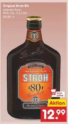 Netto Marken-Discount Original Stroh 80 Angebot