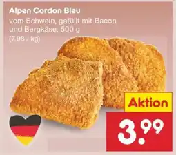 Netto Marken-Discount Alpen Cordon Bleu Angebot