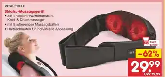 Netto Marken-Discount Shiatsu-Massagegerät Angebot