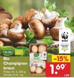 Netto Marken-Discount Bio Champignon braun Angebot