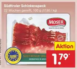 Netto Marken-Discount Südtiroler Schinkenspeck Angebot