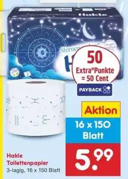 Netto Marken-Discount Hakle Toilettenpapier Angebot