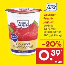 Netto Marken-Discount Gourmet Fruchtjoghurt Angebot