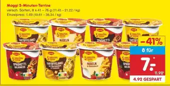 Netto Marken-Discount Maggi 5-Minuten-Terrine Angebot