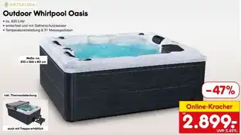 Netto Marken-Discount Outdoor-Whirlpool Oasis Angebot