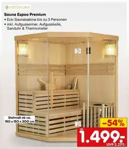 Netto Marken-Discount Sauna Espoo Premium Angebot