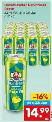 Netto Marken-Discount Feldschlößchen Naturtrübes Radler Angebot