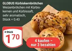 Globus GLOBUS Kürbiskernbrötchen Angebot