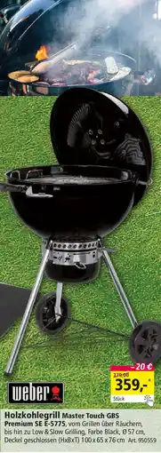 Holz Possling Weber Holzkohlegrill Master Touch GBS Premium SE E-5775 Angebot