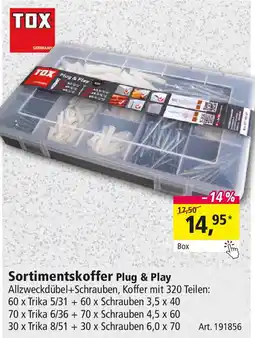 Holz Possling TOX Sortimentskoffer Plug & Play Angebot