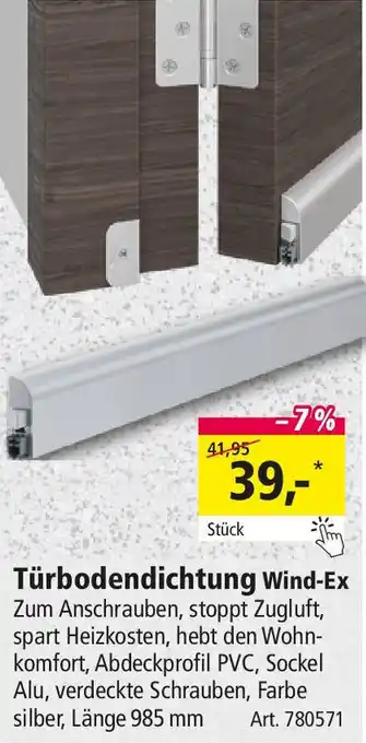 Holz Possling Türbodendichtung Wind-Ex Angebot