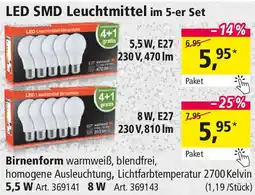Holz Possling LED SMD Leuchtmittel im 5-er Set Angebot