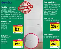 Holz Possling dextúra Türblatt LINEA AL14 Angebot