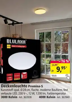 Holz Possling Deckenleuchte Promina-S Angebot