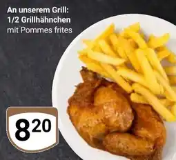 Globus An unserem Grill: 1/2 Grillhähnchen Angebot