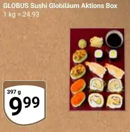 Globus GLOBUS Sushi Globiläum Aktions Box Angebot