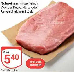 Globus Schweineschnitzelfleisch Angebot