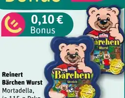 REWE Reinert Bärchen-Wurst Mortadella Angebot
