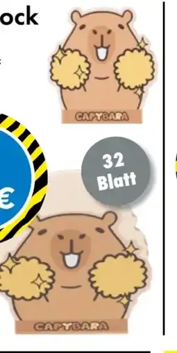 TEDi Notizblock Capybara Angebot