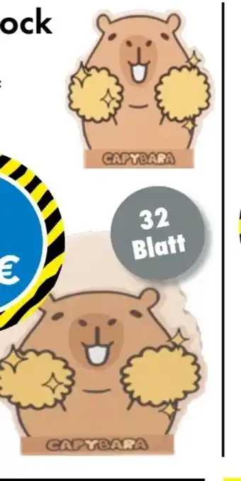 TEDi Notizblock Capybara Angebot