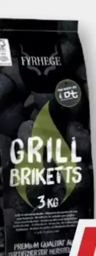 B1 Discount Baumarkt Fyrhege Grill-Holzkohlebriketts Angebot