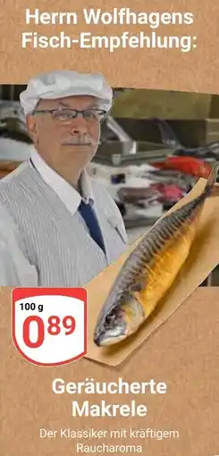 Globus Herrn Wolfhagens Fisch-Empfehlung: Geräucherte Makrele Angebot