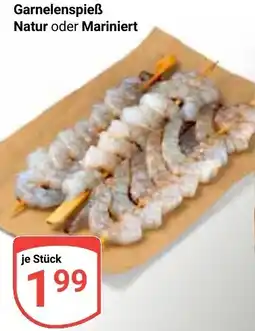 Globus Garnelenspieẞ Natur oder Mariniert Angebot