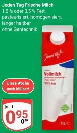 Globus Jeden Tag Frische Milch Angebot