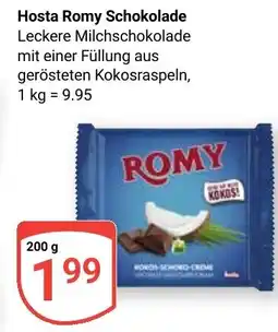 Globus Hosta Romy Schokolade Angebot