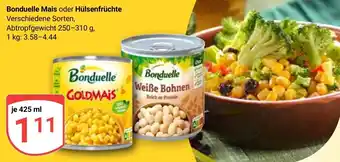 Globus Bonduelle Mais oder Hülsenfrüchte Angebot