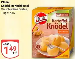 Globus Pfanni Knödel im Kochbeutel Angebot