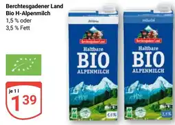 Globus Berchtesgadener Land Bio H-Alpenmilch Angebot