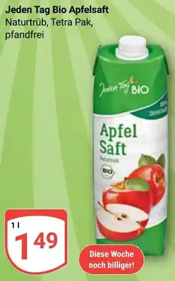 Globus Jeden Tag Bio Apfelsaft Angebot