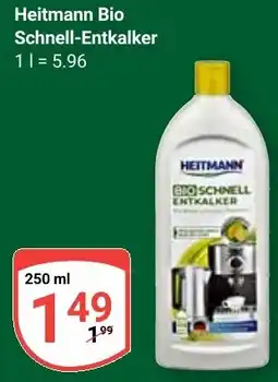 Globus Heitmann Bio Schnell-Entkalker Angebot