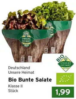 CAP Markt Unsere Heimat Bio Bunte Salate Angebot