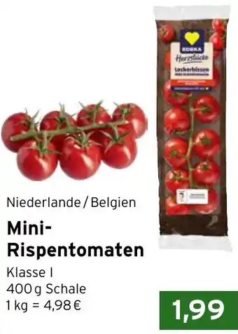 CAP Markt Edeka Mini Rispentomaten Angebot