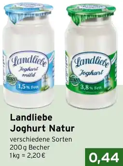 CAP Markt Landliebe Joghurt Natur Angebot