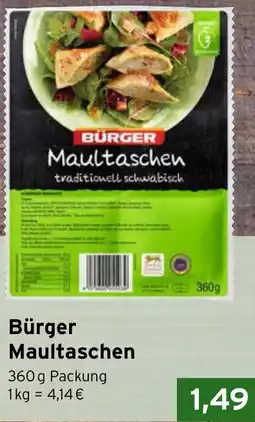 CAP Markt Bürger Maultaschen Angebot
