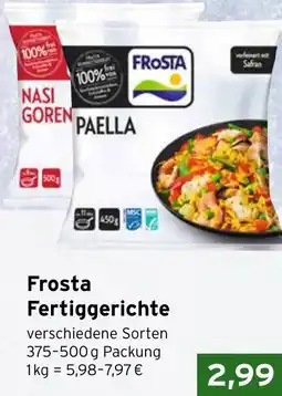 CAP Markt Frosta Fertiggerichte Angebot