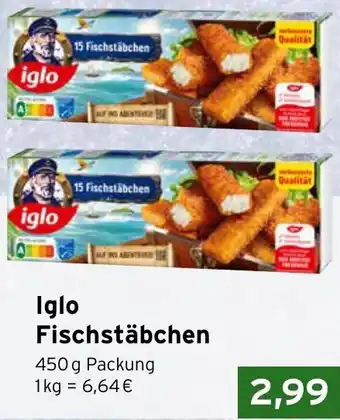 CAP Markt Iglo Fischstäbchen Angebot