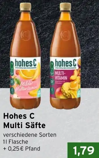 CAP Markt Hohes C Multi Säfte Angebot