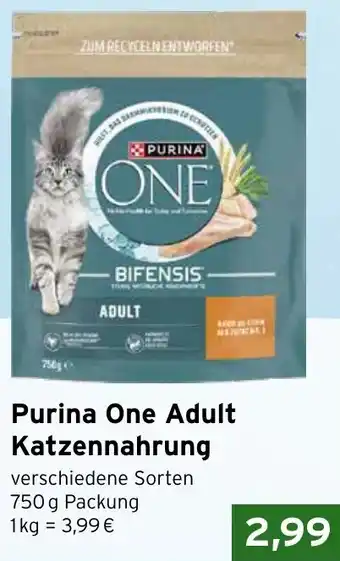 CAP Markt Purina One Adult Katzennahrung Angebot