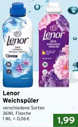 CAP Markt Lenor Weichspüler Angebot